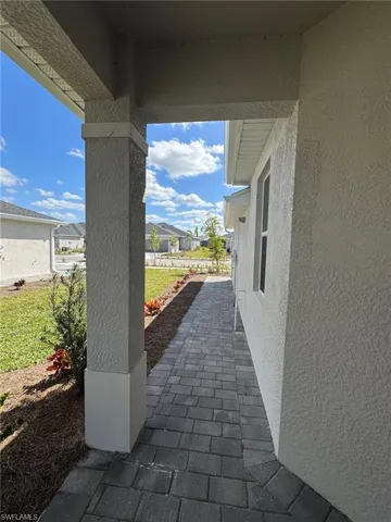 View of patio