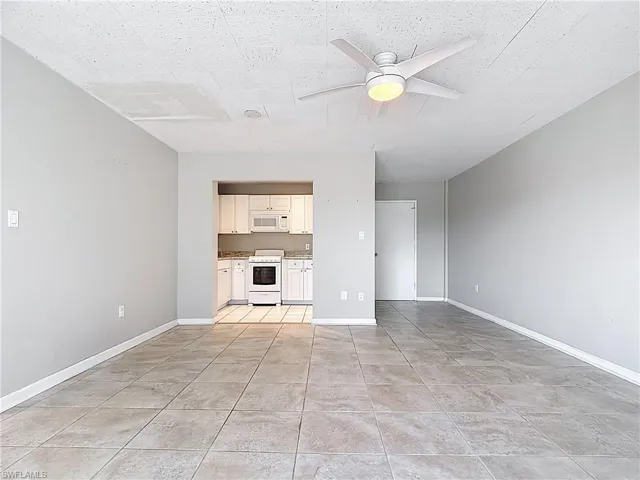 Living/Dining looking into kitchen