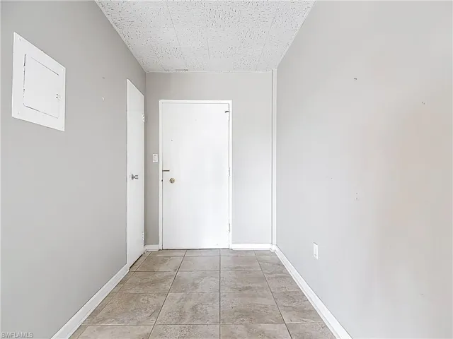 Front door and hallway closet