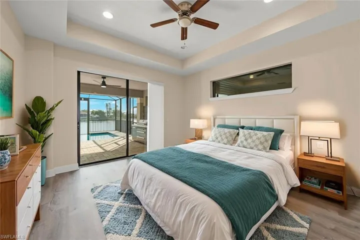 Virtually Staged Primary Bedroom