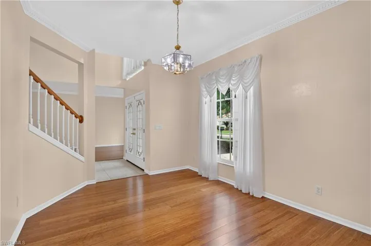 Dining room-Entry Double Glass Doors