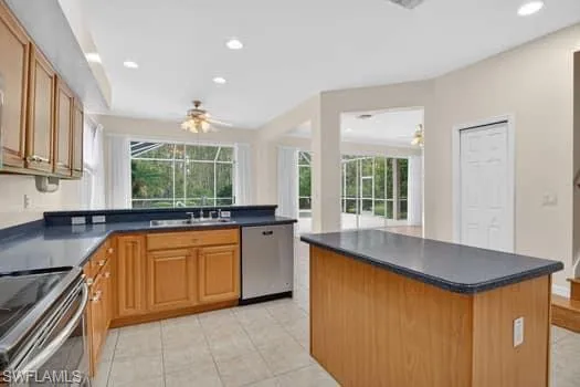 Center Island for extra counter space