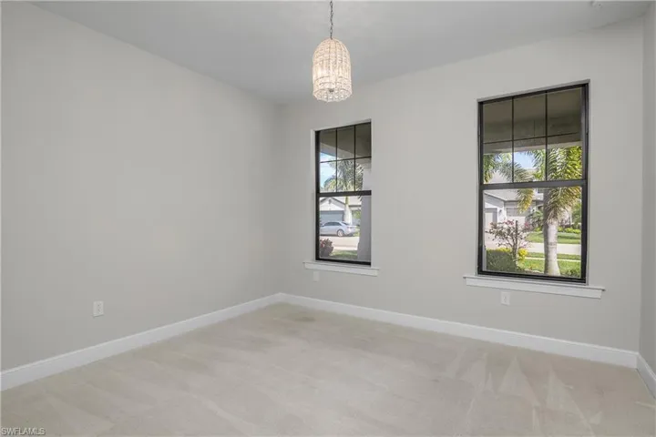 Guest bedroom at the front of home.
