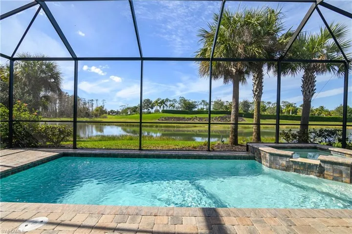 Water, preserve and landscaped view is serene and provides sunsets every evening.