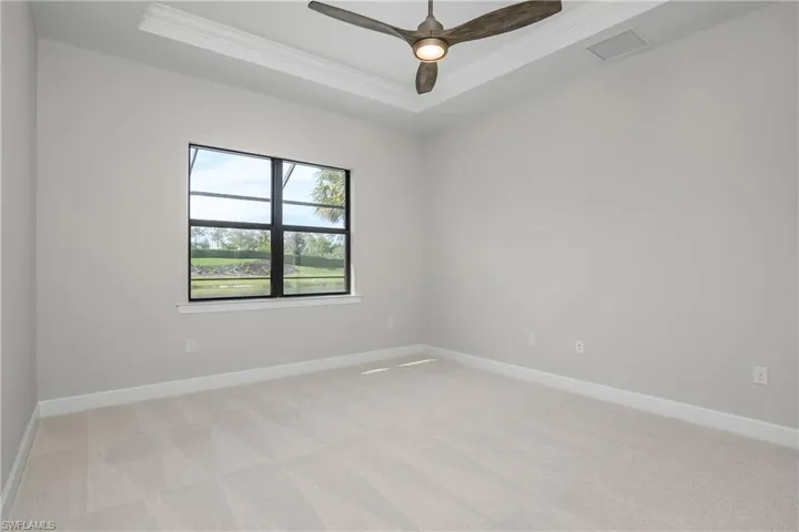 Owner suite with brand new carpeting.