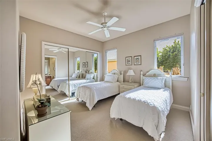 1st floor - abundance of natural light in this guest bedroom