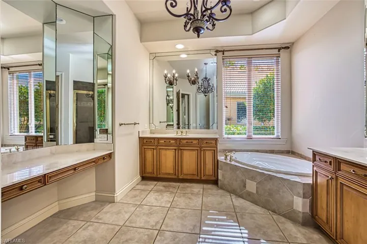 Very bright and large primary bathroom