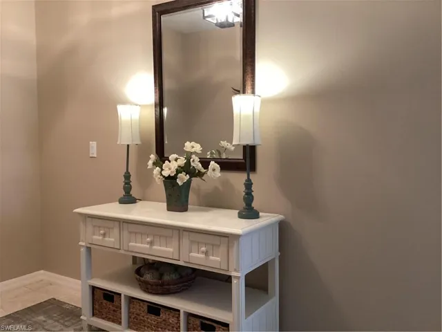 View of room details