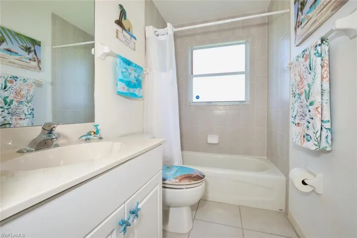 Full bath with vanity