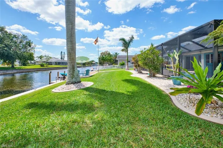 View of yard featuring a water view
