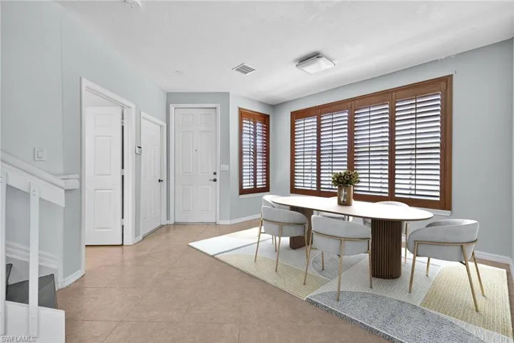 Virtually Staged Dining Room