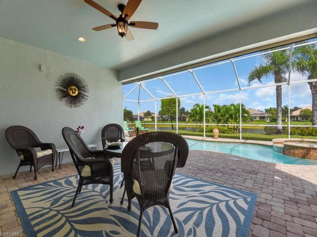 Large under room lanai with electric storm shutters