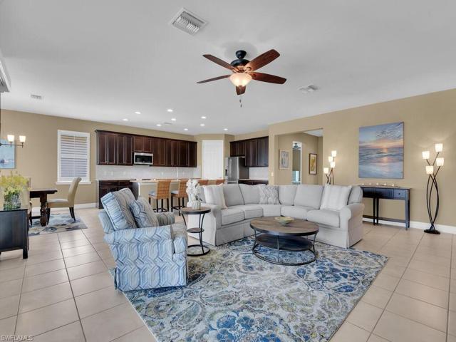 Cermaic tile floors, wide blade wood plantation shutters