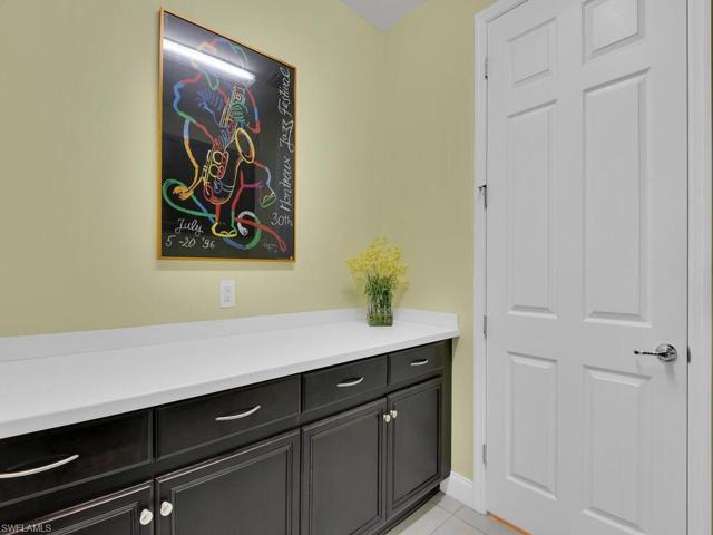 Extra storage cabinets in laundry room