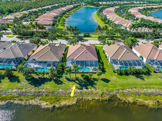 Two lakes on rear and front sides of the home