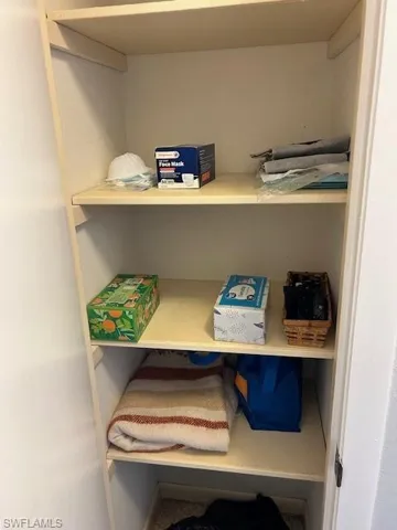 View of  linen closet