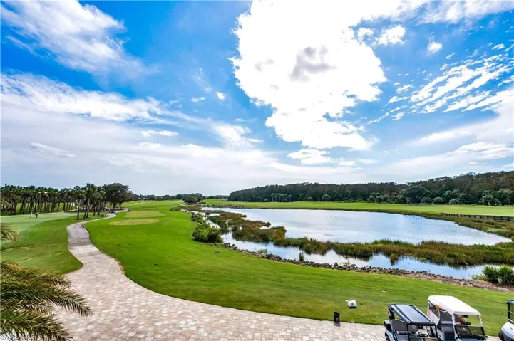 Private golf course views