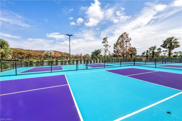 Pickleball or Tennis anyone? Lighted courts.