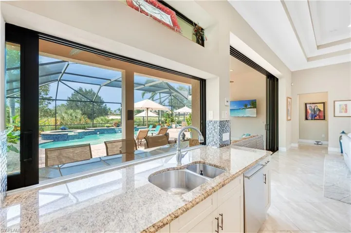 What a view to your outdoor space.