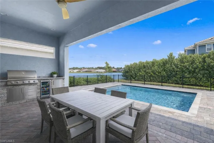 Virtually Staged and digitally enhanced to show potential patio/pool renovation