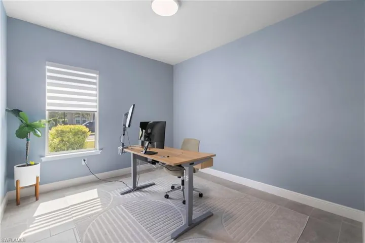 Light and bright office/den... The corner lot allows amazing natural light to pour through this window