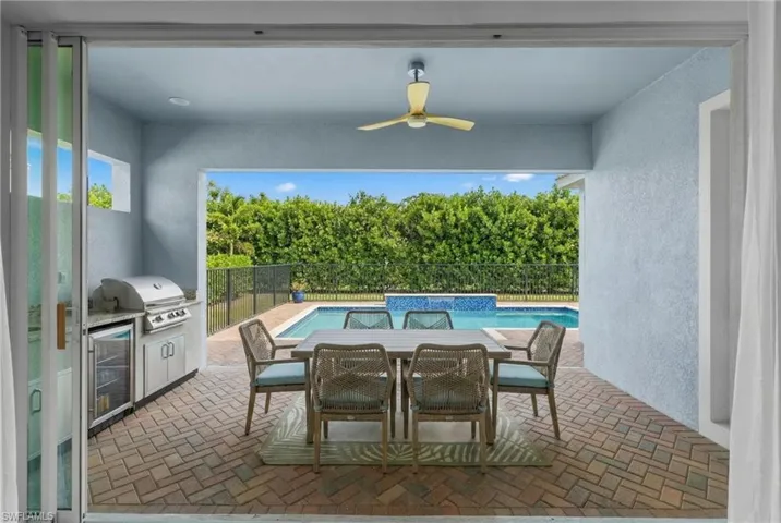 Virtually Staged and digitally enhanced to show potential patio/pool renovation