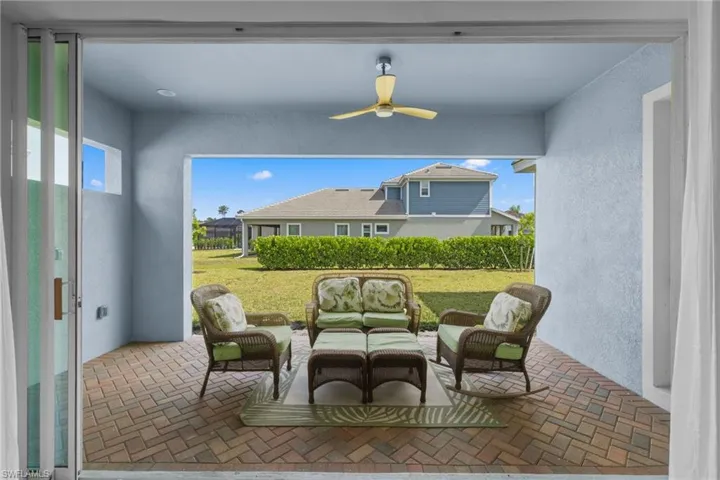 Spacious and inviting lanai.