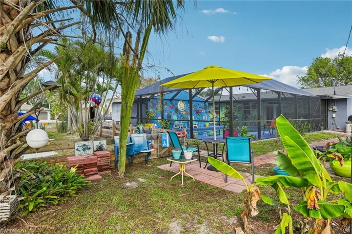 back of yard