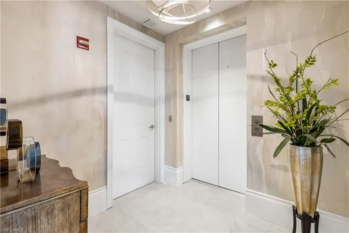 Elevator opens to your private foyer.