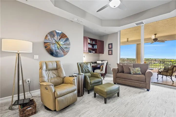 3rd ensuite can serve as an office, reading/T.V. room.  The ideas are endless. This also has lanai access.