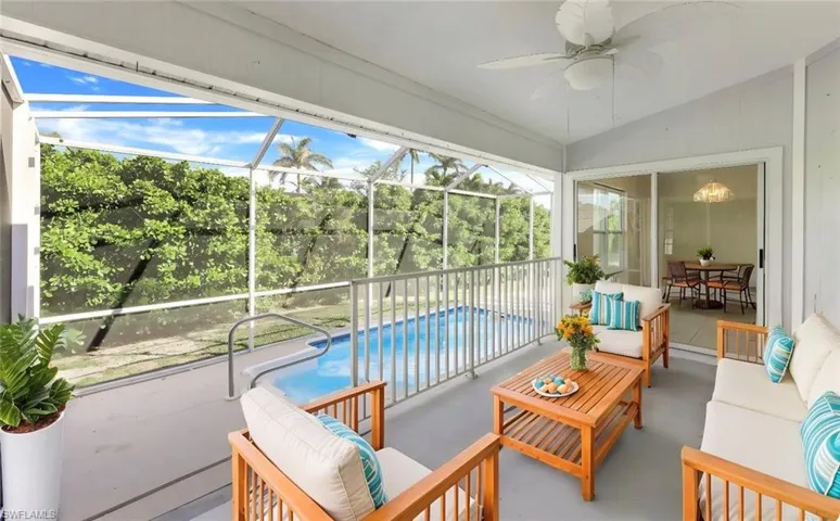 Staged Patio area