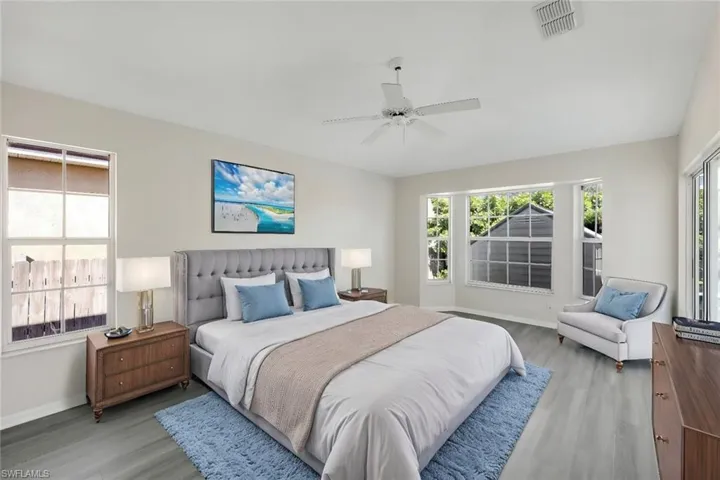 Staged Primary Bedroom