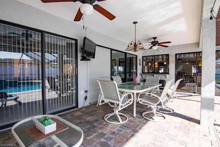 The Main Lanai with pocketing sliding door  access from the Kitchen, Living Room, and Master Bedroom.