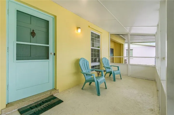 Entrance to property with covered porch