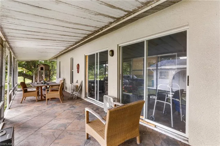 Main house rear porch