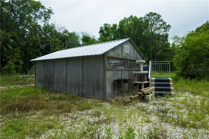 View of outdoor structure