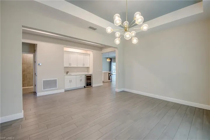 Bar off Dining Room/Flex
