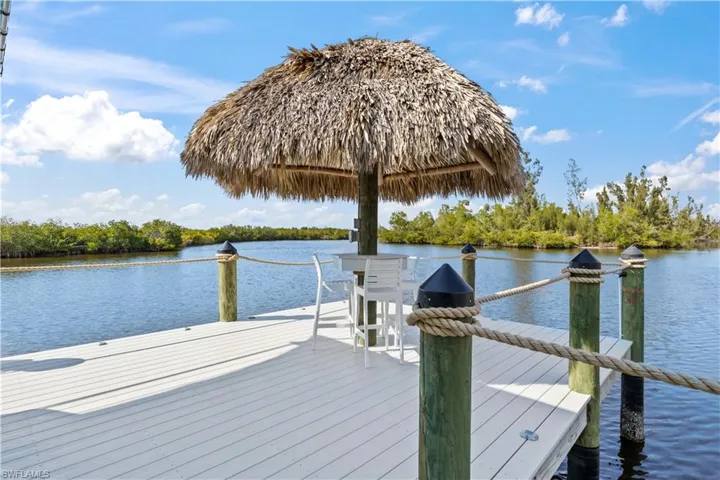 Tiki Bar is the PERFECT spot to enjoy the boats that go by, the water and the weather!
