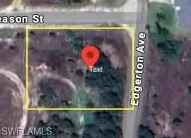 Map of property location featuring property parcel outlined