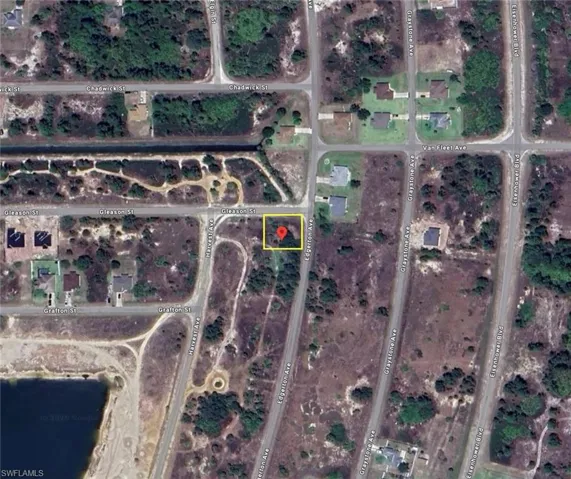 Aerial view of property's location