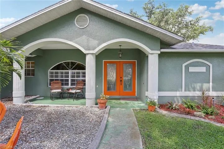 Doorway to property with french doors