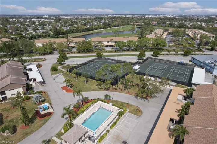 Aerial of amenities