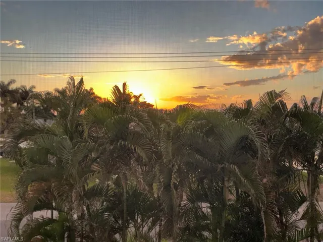 View of Sunset From 2nd Floor Balcony