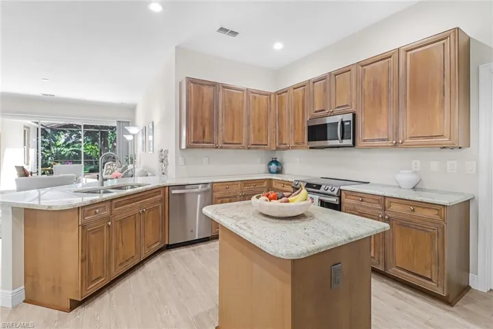 Spacious Culinary Space with Center Island