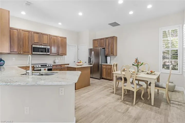 Overview of kitchen & dining