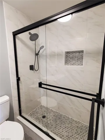 Full bath with a stall shower