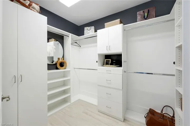 Custom primary closet