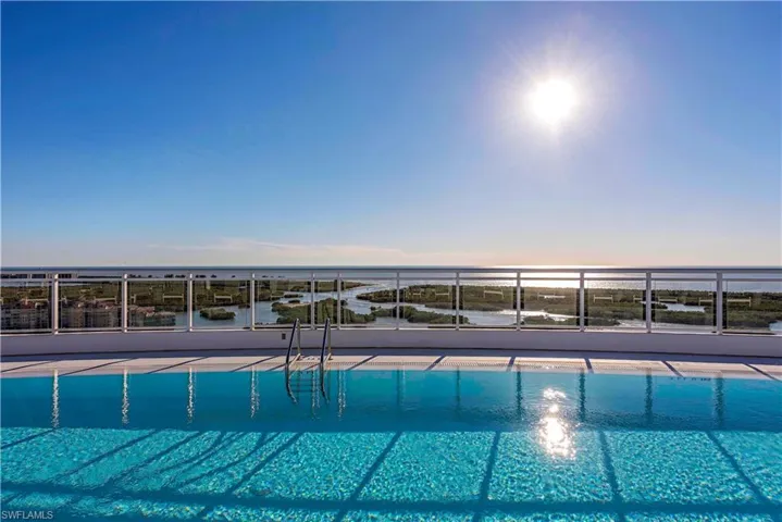 Roof Top Pool approaching sunset