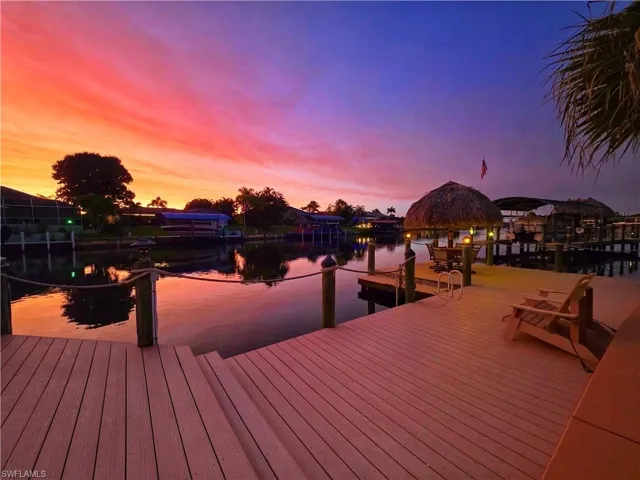 Dock featuring a water view