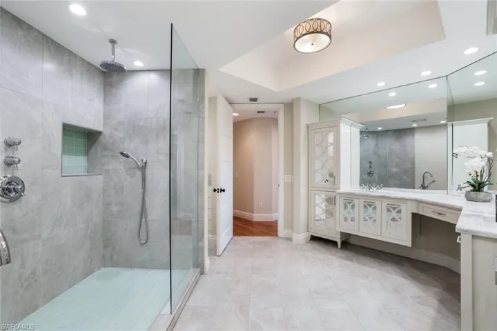 Pamper yourself in this bathroom.